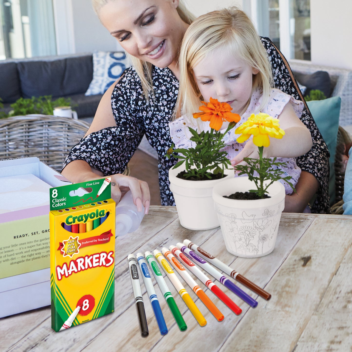 Garden Republic Jnr Crayola Color & Plant Starter Kit