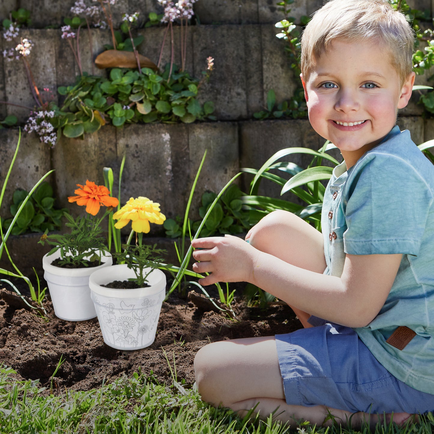 Garden Republic Jnr Crayola Color & Plant Starter Kit