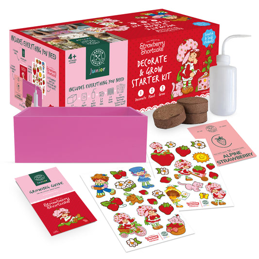 Garden Republic Jnr Strawberry Shortcake Decorate & Plant Starter Kit